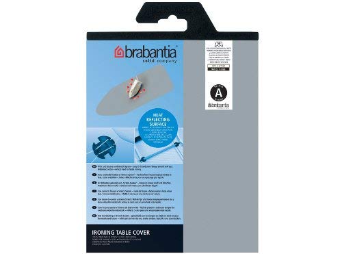 Brabantia 216800 Ironing Board Cover Metallized Cotton / Foam 2 mm Grey - Size A (43