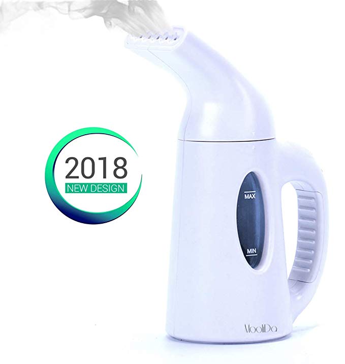 MooliDa Travel Garment Steamers Steamer for Clothes Wrinkle Remover Mini Portable Garment Steamer for Travel and Home