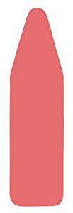 19” x 54” - 5 Layer Padded - Ironing Board Cover - 100% Cotton Textile - With Full Aluminum Inner Layer - Color/Coral Red
