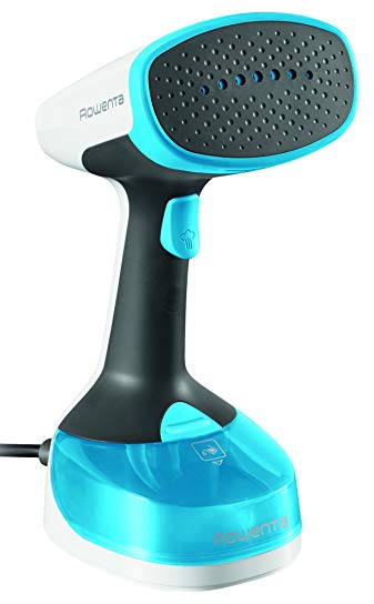 Rowenta Xcel Steamer, Handheld Steamer with Fabric Brush and Steam Bonnet, Blue