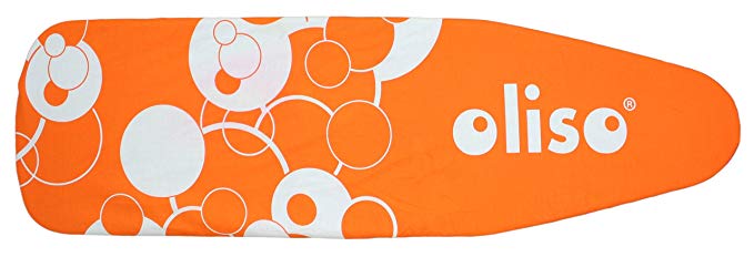 Oliso 30000003 Standard Size Ironing Board Cover, 100% Cotton, 54 Inch by 15 Inch, Orange