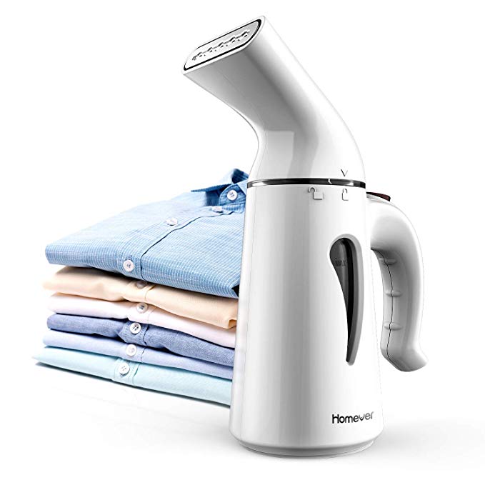 Homever Steamer for Clothes, 130ML Handheld Portable Steamer, Fast Heat-up Powerful Travel Garment Steamer with High Capacity for Home and Travel, Ultrafast-100% Safe