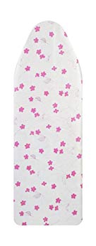 VieveMar Ironing Board Cover, SAVE 50% IRONING TIME! EASY FIT with DrawString, NO DYE TRANSFER! 3 DURABLE LAYERS with Cotton, Aluminum and Teflon, Heat Reflective, Fits Wide Boards 18