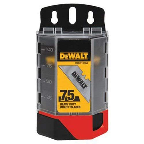 DEWALT. DWHT11004L Heavy Duty Utility Blades, 75-Pack