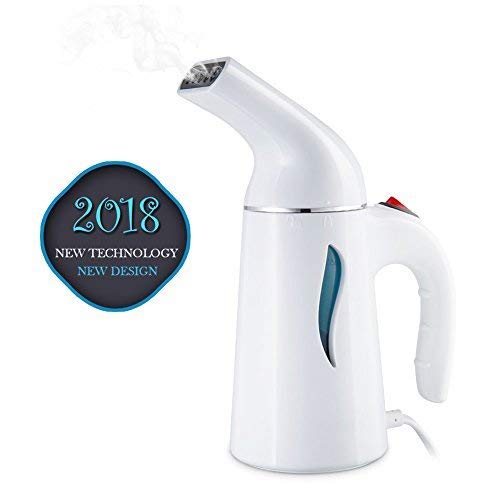 Clothes Steamer, Walbest Portable Garment Steamer Fast-Heat Powerful Handheld Clothing Steamer with Automatic Shut-Off Safety Protection, 140ml Capacity Perfect for Home and Travel (White)