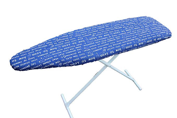 Classic Heavy Use Ironing Board Cover with Pad-Letter Blue