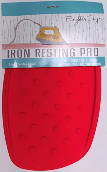 Brighter Days Silicone Iron Resting Pad in Bright Colors (High Rise Red)