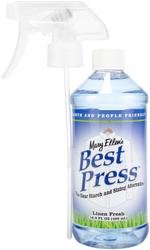 Mary Ellen Products Bulk Buy (2-Pack) Best Press Clear Starch Alternative 16oz Linen Fresh 600BP-63