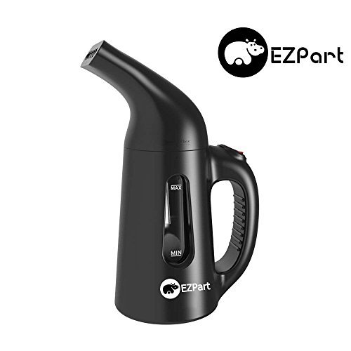 Powerful Handheld Fabric Garment Steamer – EZPart Fast Heat-up & Portable Handheld Design Perfect for Daily Use and Travel -138ml Capacity (vintage black)