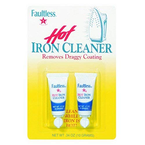 Faultless Hot Iron Cleaner - (2)0.17 oz Tubes Blister Packs (Pack of 4)
