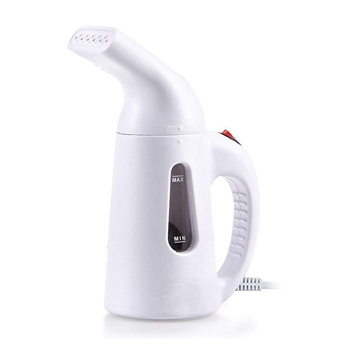 Hilifeone Garment Steamer, Portable Handheld Mini Wrinkle Remover Fast Heat-Up Fabric Clothes Steamer for Linen Shirts Bedding Suits Curtains When at Home or Travel (White)