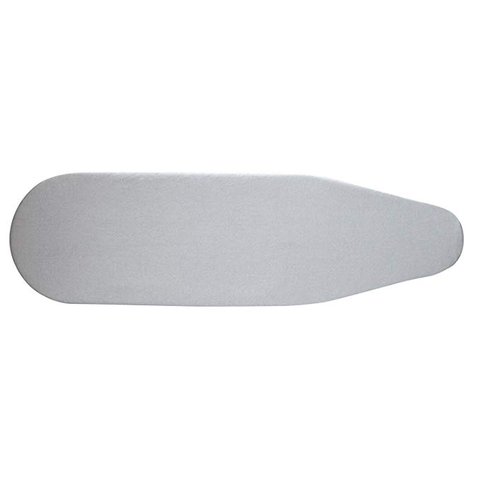Silver Silicone Household Essentials Stow Away Replacement Pad and Cover for In-Wall Ironing Board, Silver Silicone