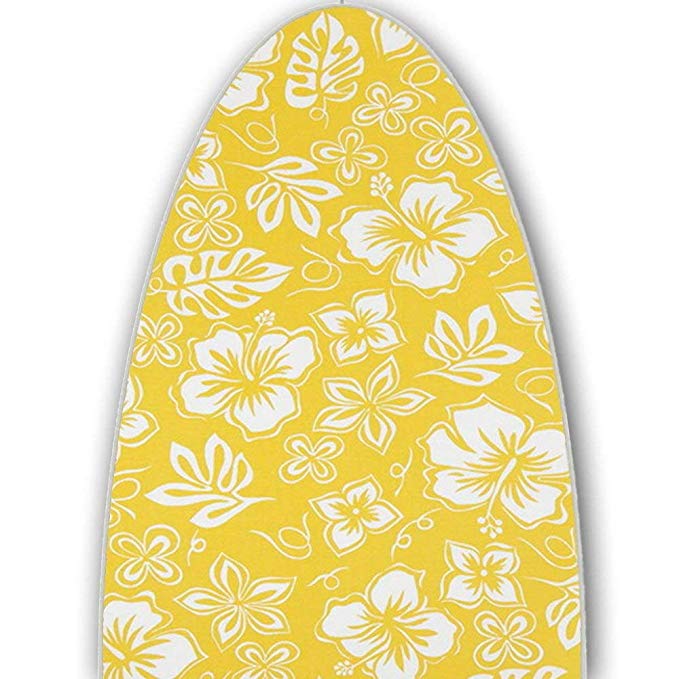 ClarUSA Premium Ironing Board Replacement Cover fits Reliable Corp Models (C60LB Model, Hibiscus Mimosa Print)