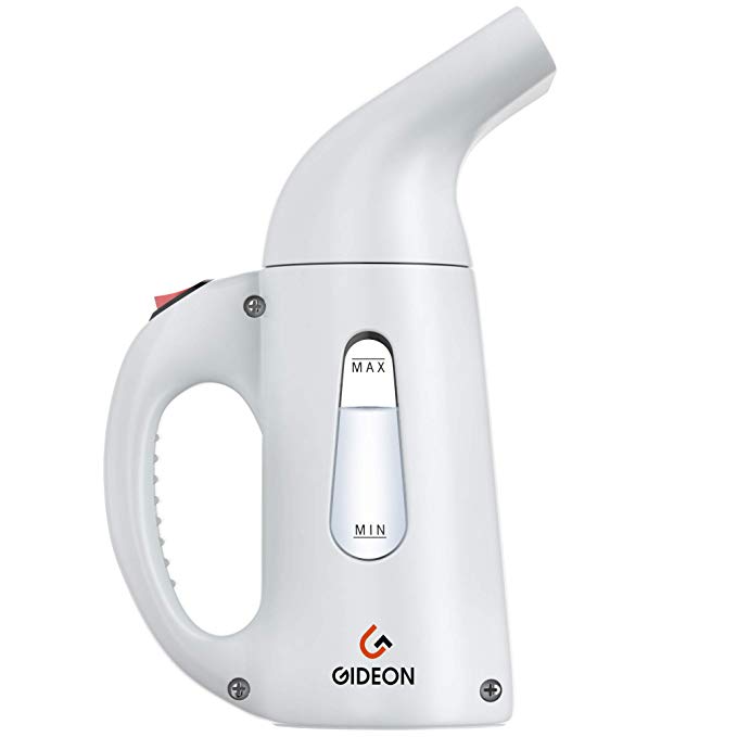 Gideon Portable Handheld Clothing Fabric Steamer – Powerful and Fast Heat-up Steamer - Perfect for Travel and Home Use [Upgraded Version]