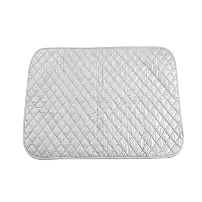 Ironing Blanket Mat Instant Ironing Board Alternative to Iron Board Quilted Breathable Washer and Dryer Safe Heat Resistant(48X85 cm/ 18.9X33.5 inch)