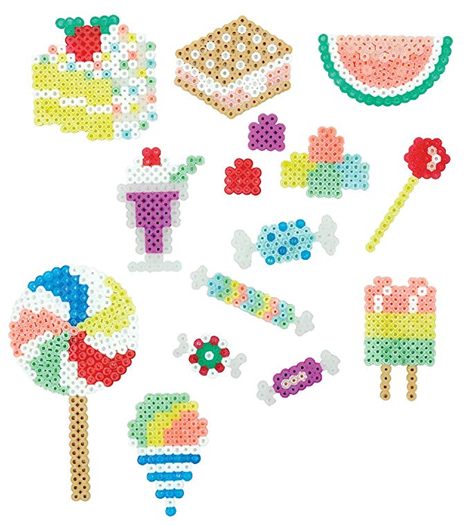 Perler. 80-42882 Bucket O' Beads Fun Fusion Fuse Bead Kit-Sweet Shoppe