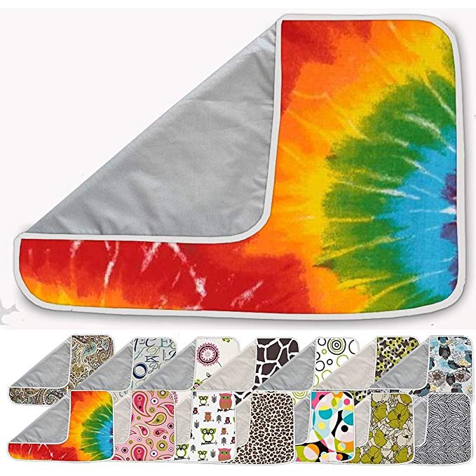 Premium Ironing Blanket Reversible Multipurpose Pad Metalized Silver Tie Dye