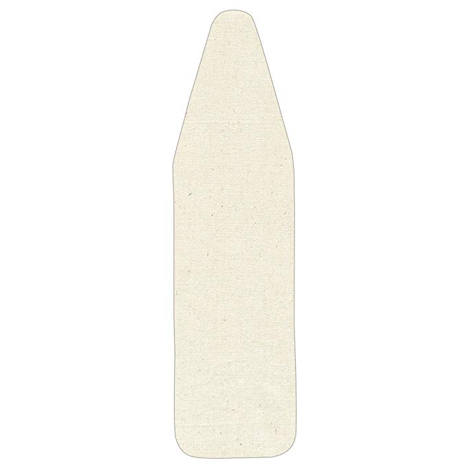 Household Essentials 7347 Replacement Pad and Cover for Wide-Top Ironing Board | Natural Cotton Canvas