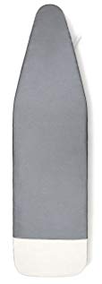 de Machinor 15” x 48” - 3 Layer Padded - Ironing Board Cover - ALUMINUM SILICONE Coated Textile/With Built-in Iron-Rest - Color Gray/Beige