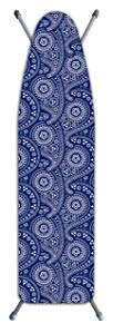 Laundry Solutions by Westex IB0302 Deluxe Extra Thick Ironing Paisley Board Cover, Blue