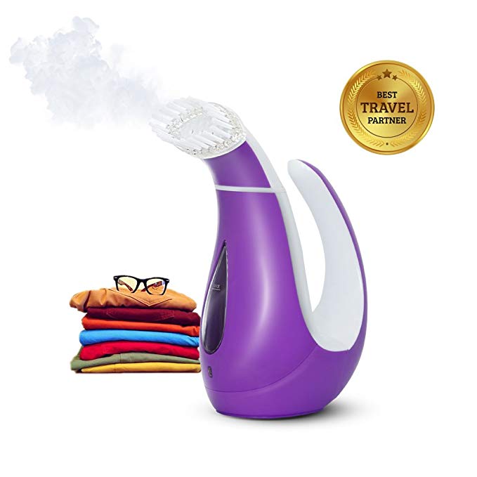 ShenMate Portable Steamer for Clothes, Handheld Fabric Garment Steamer Perfect for Travel and Home, Fast Heat-Up Mini Steam Iron with Automatic Shut-Off Safety Protection