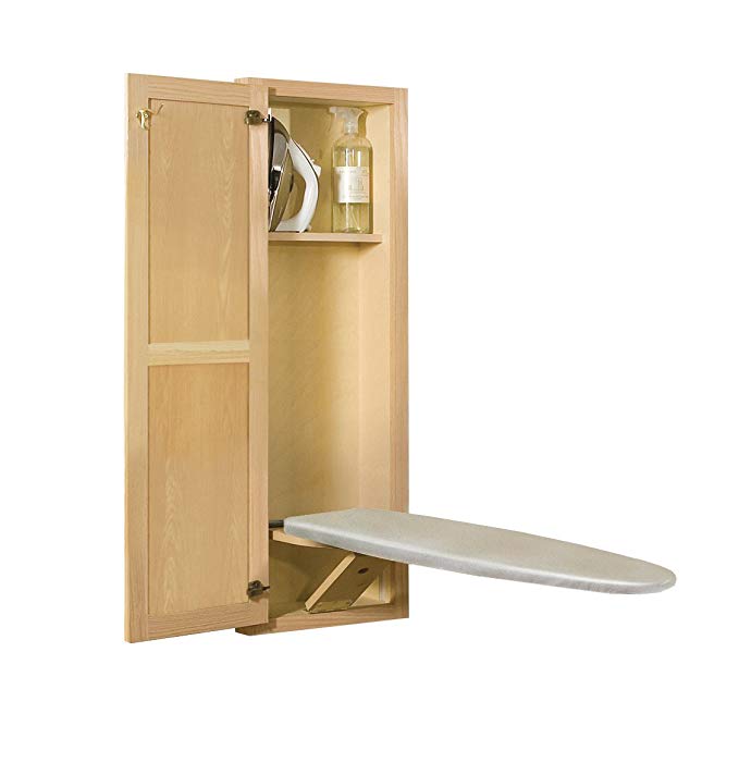 New Hide Away Sup400 Oak Built In Recessed Wooden Supreme Series Ironing Board