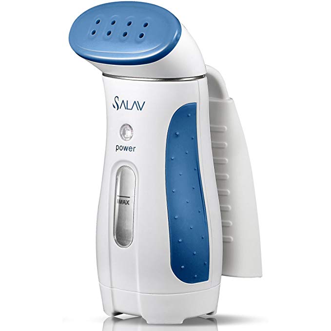 Salav Blue 265-Watt Handheld Travel Clothing Steamer with Quick Heating & Automatic Worldwide Voltage, Compact and Stylish, The Perfect Travel Companion