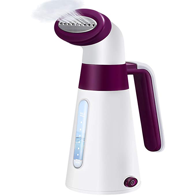 Garment Steamer, TopElek Handheld Steamer for Clothes, Powerful Clothes Iron Steamer Wrinkle Remover, Portable Home and Travel, Fast Heat-up Fabric Steamer with Automatic Shut-Off Safety Protection