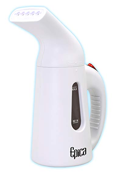 Epica High-Power Handheld Fabric Steamer, 3-Year Warranty, 60-second Heat-up, 8 Minutes of Steam